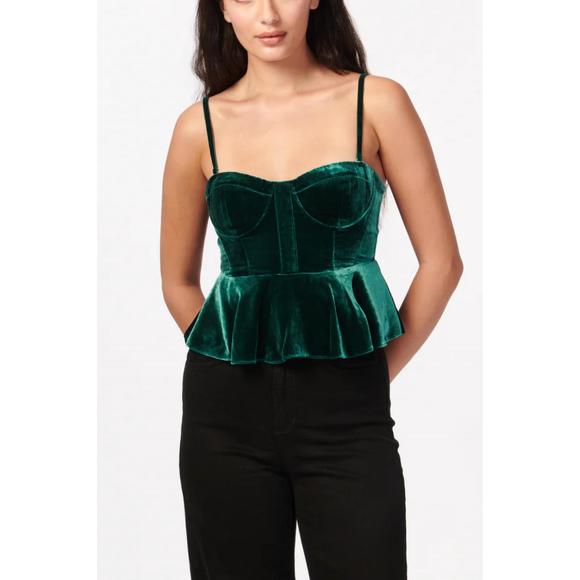 NEW CAMI NYC colette bustier top in deep sea - Picture 1 of 2